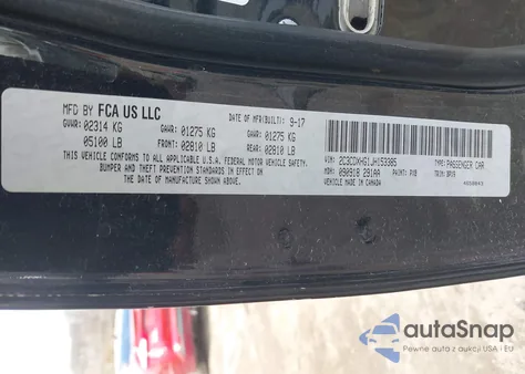 2018 Dodge Charger Sxt Plus Rwd из США, поврежденный, VIN 2C3CDXHG1JH153385